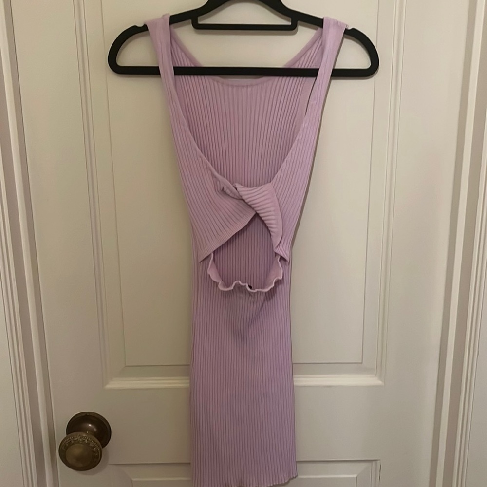 Princess Polly Light Purple Reversible Mini Dress - small